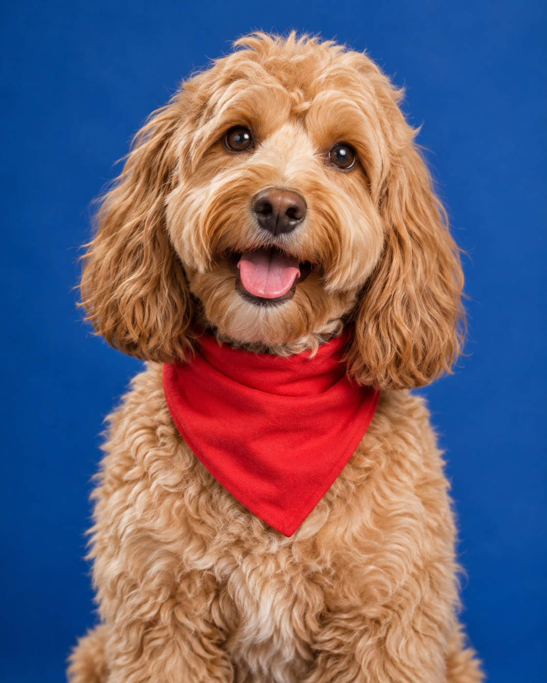 Apricot cockapoo from the Penny Grooming Parlor website